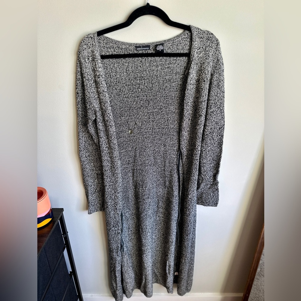 Chic Moda International Gray Duster Cardigan